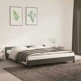 Maison Chic Posteljni okvir - Dvoposteljna postelja - Zakonska postelja brez vzmetnice temno siv 180x200 cm žamet-J4432, (21765984) | Shoptok.si