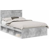  Krevetna konstrukcija Beton 120 x 190 cm Čvrsto borovo drvo | Eponuda.ba