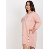 RELEVANCE Tunic-RV-TU-7505.15-light pink | Shoptok.si