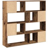 Ormarić za knjige/Paravan - Sobna pregrada staro drvo 105x24x102 cm | shoptok.hr