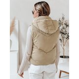 DStreet Kamizelka damska pikowana LIKEHUGS beżowa | Shoptok.si