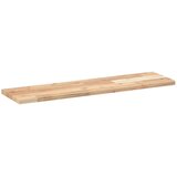 Plutajuće police 4 kom 100x20x2 cm Neobrađeno puno drvo akacije | Shoptok.si