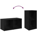  Set TV komoda Zidne 2 pcs Crni hrast 37 x 35 x 72 cm | shoptok.hr