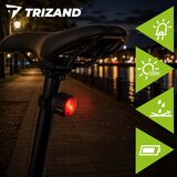  17 led zadnja baterija. svjetlo za bicikl crveno usb 6 modova ip66 | shoptok.hr