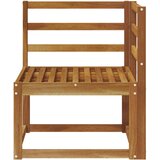 Vanjski kutni kauč Čvrsto drvo akacije Prirodna 63 x 63 x 73 cm | shoptok.hr
