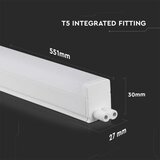  LED svetlo za montažu ispod ormarića SAMSUNG CHIP LED/7W/230V 3000K 55 cm | Eponuda.com
