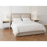 Bobochic Paris Bež/prašno rožnata oblazinjena zakonska postelja s prostorom za shranjevanje z letvenim dnom 180x200 cm Mara – | Shoptok.si