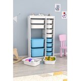 Hanah home višenamenska polica montana xs 2D4N8U white blue | ePonuda.com