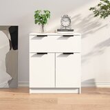 The Living Store Komoda bela 60x30x70 cm konstruiran les - Komoda, (21663669) Cene