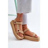 Boto Women's Platform Sandals in Beige Edireda | ePonuda.com