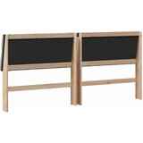  Tapecirani uzglavlje Svijetlo siva 200 cm Čvrsto borovo drvo | shoptok.hr