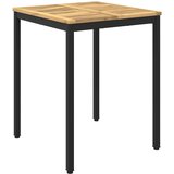  Stol za večeru u vrtu Bijela i crna 60 x 60,5 x 75 cm | shoptok.hr