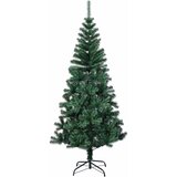  Umjetno predsvijetljeno božićno drvce Zelena 240 cm PVC i metal | shoptok.hr
