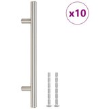 Ručke za ormarić 10 kom srebrne 160 mm od nehrđajućeg čelika | shoptok.hr