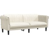  2-dijelni set sofa krem baršunasti | shoptok.hr