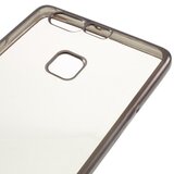  Silikonski ovitek z okvirjem za Huawei P9 - temno siv Cene