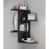 MID.YOU Stenski Regal Balos, Črna | Shoptok.si