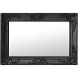  Zidno ogledalo u baroknom stilu 60 x 40 cm crno | shoptok.hr
