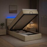  od pjene s madracem i LED-om Krem 100 x 200 cm Tkanina | shoptok.hr