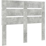  Uzglavlje s uzglavljem Betonski sivi 120 cm Konstruirano drvo | shoptok.hr