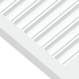  Vrata za ormarić rešetkasta 2 kom bijela 61 5x49 4 cm borovina | shoptok.hr