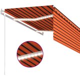  Automatska tenda roleta i senzor LED 3 x 2,5 m narančasto-smeđa | shoptok.hr