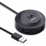 Ugreen 4-portni USB-A HUB 4xUSB-A 2.0 1m, crni | shoptok.hr