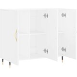  Komoda bijela 90x34x80 cm od konstruiranog drva | shoptok.hr