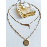 DStreet Necklace MARBLE gold