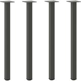 vidaXL Noge za mizo za kavo 4 kosi antracit 72-74 cm jeklo | Shoptok.si