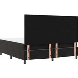 Box Spring Krevet s Madracem Crni Super King Baršun | shoptok.hr