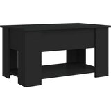  Stolić za kavu crni 79 x 49 x 41 cm od konstruiranog drva | shoptok.hr