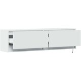 vidaXL Zidni TV ormarić s LED svjetlima bijeli 140x31x38 cm | shoptok.hr