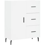  Visoka komoda bijela 69,5x34x180 cm konstruirano drvo | shoptok.hr