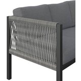 Ambia Garden jedilna lounge garnitura tkanina aluminij | Shoptok.si