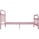  Okvir za krevet ružičasti metalni 160 x 200 cm | shoptok.hr