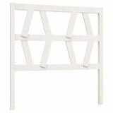 Maison Chic posteljno vzglavje - vzglavna omarica - nočna omarica belo 96x4x100 cm trdna borovina, (21705623) Cene