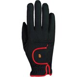 Roeckl Jahalne rokavice Lona - Black/red - 8 Cene