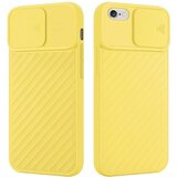 Cadorabo Ohišje, združljiv z Apple v Matt Yellow - Zaščitni pokrov iz fleksibilnega silikona TPU in z zaščito pred kamero, (20589019) | Shoptok.si