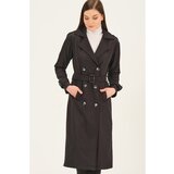 Dewberry Z6737 WOMEN'S TRENCH COAT-BLACK Cijene