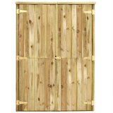 vidaXL Vrtna lopa za orodje 123x50x171 cm impregnirana borovina | Shoptok.si