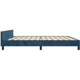  Okvir za krevet bez madraca tamnoplavi 200x200 cm baršunasti | shoptok.hr