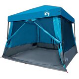  Komplet Kamp Šotor s streho 2 pcs Modra Tafeta in Tkanina, (5000278574) | Shoptok.si