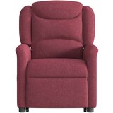  Naslonjač na podizanje od tkanine crvena boja vina | shoptok.hr