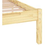  Okvir za krevet od masivnog drva 135 x 190 cm bračni | shoptok.hr