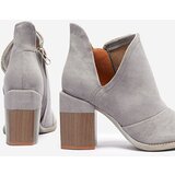 Resti Gray women's ankle boots with Cintura cut-outs - Footwear | ePonuda.com