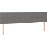  Box spring postelja z vzmetnico temno siva 160x200 cm blago, (20791335) | Shoptok.si