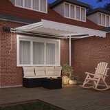  Skrovita tenda Bijelo 300 x 250 cm Tkanina i čelik | shoptok.hr
