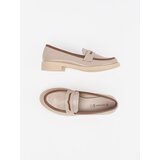 GOODIN Beige elegant women's loafers | shoptok.hr