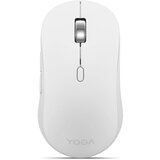 Lenovo Yoga Bluetooth Silent Mouse (Seashell/White), DPI switch 1600-2400-4000, IR optical sensor, Full size, Triple Bluetooth 5.3, 8 buttons, AA up to 36 months | Eponuda.com